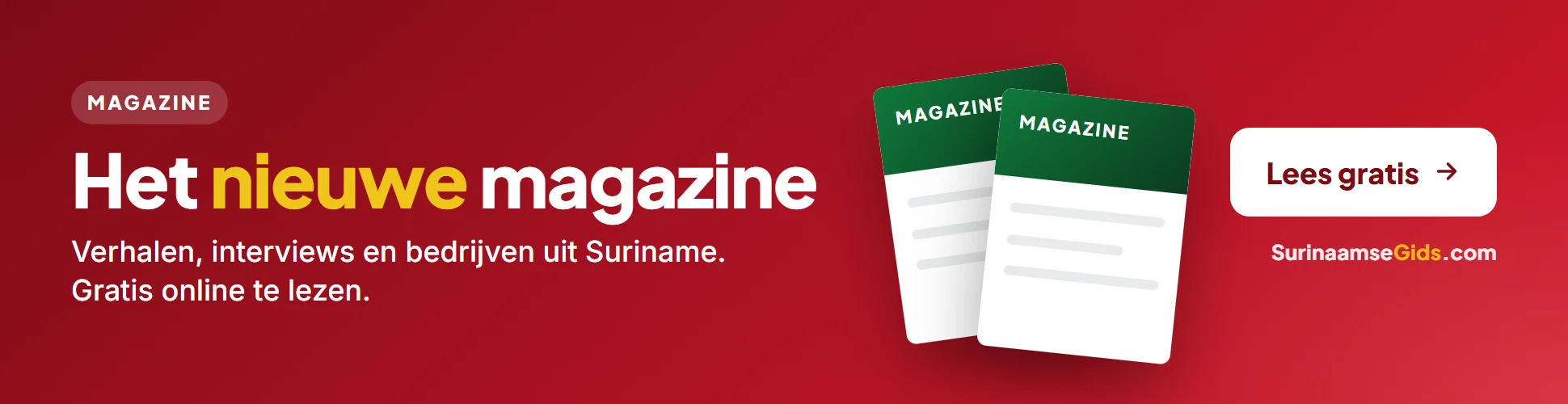 Eigen banner: Magazine (breed)