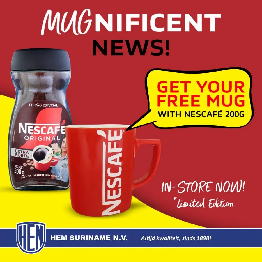 Nescafé mok banded