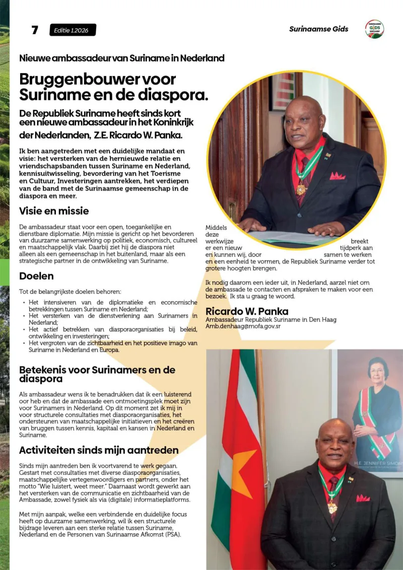 Pagina 7 van Surinaamse Gids Exclusief Magazine Editie 1