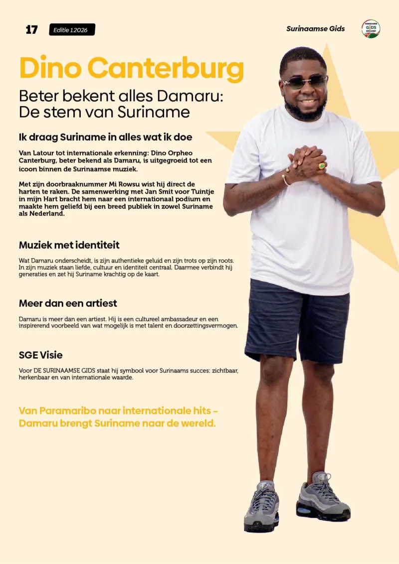 Pagina 17 van Surinaamse Gids Exclusief Magazine Editie 1