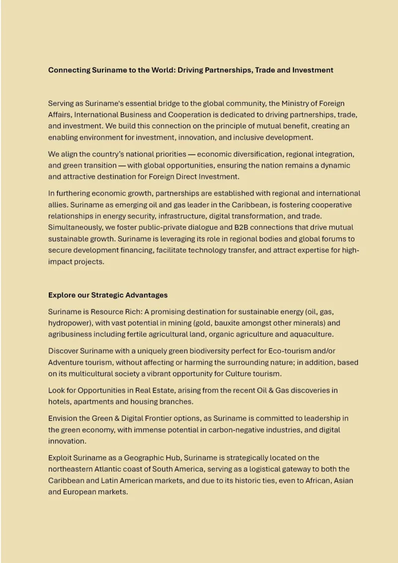 Pagina 41 van Surinaamse Gids Exclusief Magazine Editie 1
