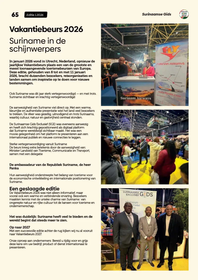 Pagina 57 van Surinaamse Gids Exclusief Magazine Editie 1