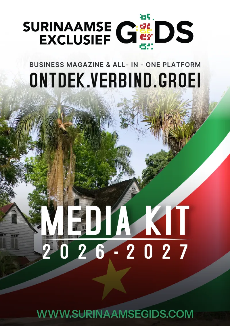 Cover van Surinaamse Gids Exclusief Media Kit 2026-2027