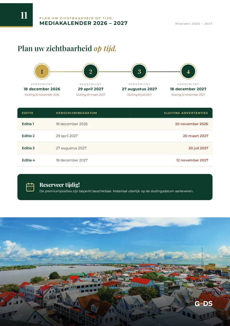 Pagina 11 van Surinaamse Gids Exclusief Media Kit 2026-2027