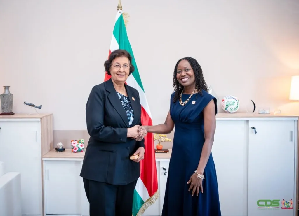 Directeur Caribisch agentschap voor rampenbeheer brengt bezoek aan president Simons