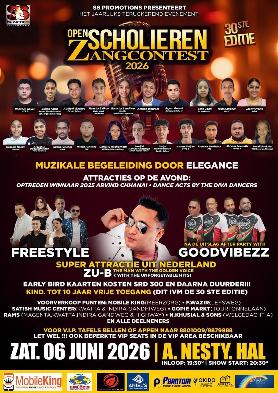 OPEN SCHOLIEREN ZANGCONTEST 2026